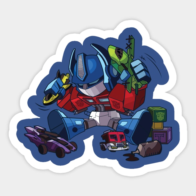 Baby Optimus Sticker by masciajames